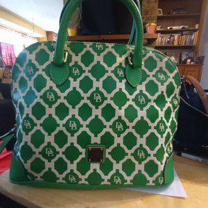 Dooney & Bourke  bowling style signature bag